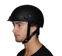Daytona Skull Cap Helmet Dull Black