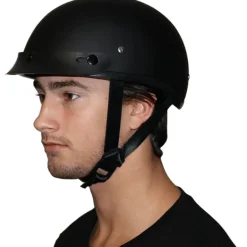 Daytona Skull Cap Helmet Pearl White