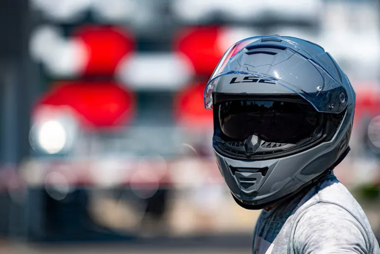 LS2 Assault III Flag Helmet